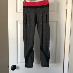 Lulu Inspire Tight 7/8. Heathered grey size 4